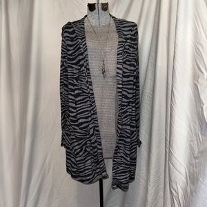 Zebra 🦓 print cardigan